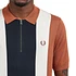 Fred Perry - Vertical Stripe Zip Neck Shirt