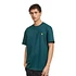 S/S American Script T-Shirt (Malachite)