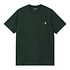 S/S American Script T-Shirt (Conifer)