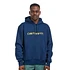 Hooded Carhartt Sweat (Ink / Air Yellow)