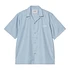 S/S Delray Shirt (Frosted Blue / White)