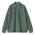 L/S Morrison Rugby Shirt (Conifer Pigment Garment Dyed)