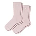 Madison Pack Socks (Pack of 2) (Air Pink / White + Air Pink / White)