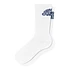 W' Jazzy Socks (White / Blue Iris)