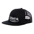 Graphic Trucker Cap (Black / Black)