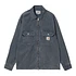 Reynold Shirt Jac "Forsyth" Corduroy, 15 Wales, 8 oz (Dusky Blue Dusky Washed)