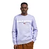 Sport Fleece Long Sleeve Sweatshirt (Sky Lavender / White)