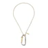 Aries - Mini Carabiner Pearl Necklace