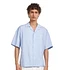 Wijk Shirt (White / Blue Stripes)