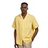 Linen Camp Collar Shirt (Yellow)