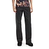 Wide Pant Kaihara, Right Hand Black Denim, 13 oz (Black / Mid Dark Used)