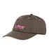 Rounded Logo 6 Panel Cap (Washed Brown)