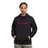 W' Hooded Carhartt Sweatshirt (Black / Scarlet)