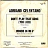 Adriano Celentano - Don't Play That Song / Mondo In Mi 7