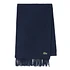 Brushed Wool Scarf Gift Set (Navy Blue)
