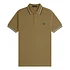 Twin Tipped Fred Perry Polo Shirt (Shaded Stone / Ecru / Dark Petrol)