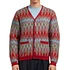 Beams Plus - Cardigan Double Jacquard Chevron Pattern