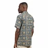 Beams Plus - Open Collar Block Print Flower