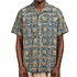 Beams Plus - Open Collar Block Print Flower