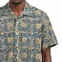 Beams Plus - Open Collar Block Print Flower