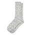Light Weight Slub Crew Socks (Meduim Grey)