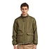 Non Down Military Reversible Boa Hi Neck Jacket (Dark Olive / Cream)