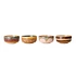 HKLIVING - 70s Ceramics: Dessert Bowls (Set of 4)