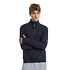 Diagonal Raised Fleece Half Zip Lens Sweatshirt (Total Eclipse)