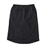 Nylon Packable Midi Skirt (Black)