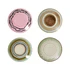 HKLIVING - 70s Ceramics: Saucers (Set of 4)