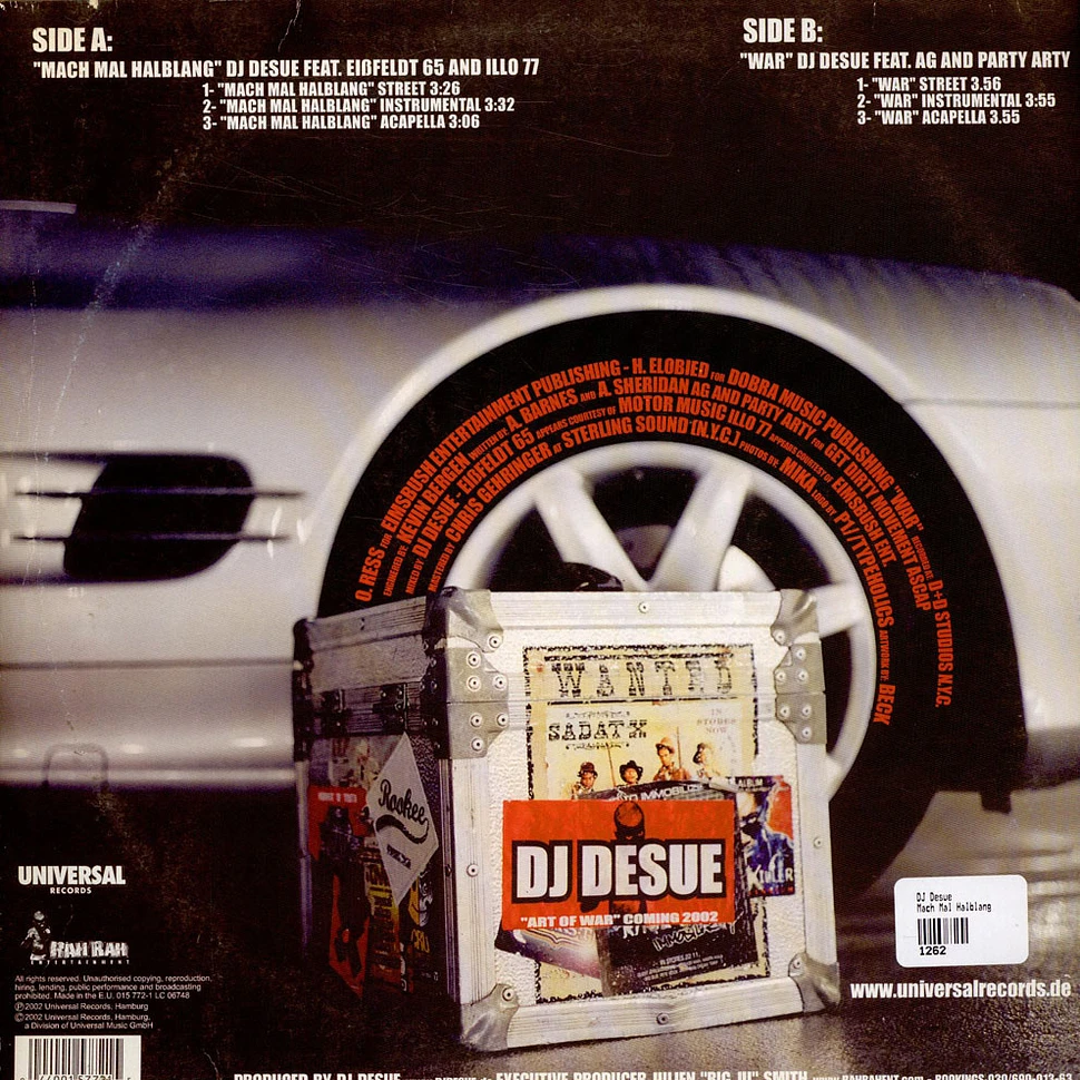 DJ Desue - Mach Mal Halblang