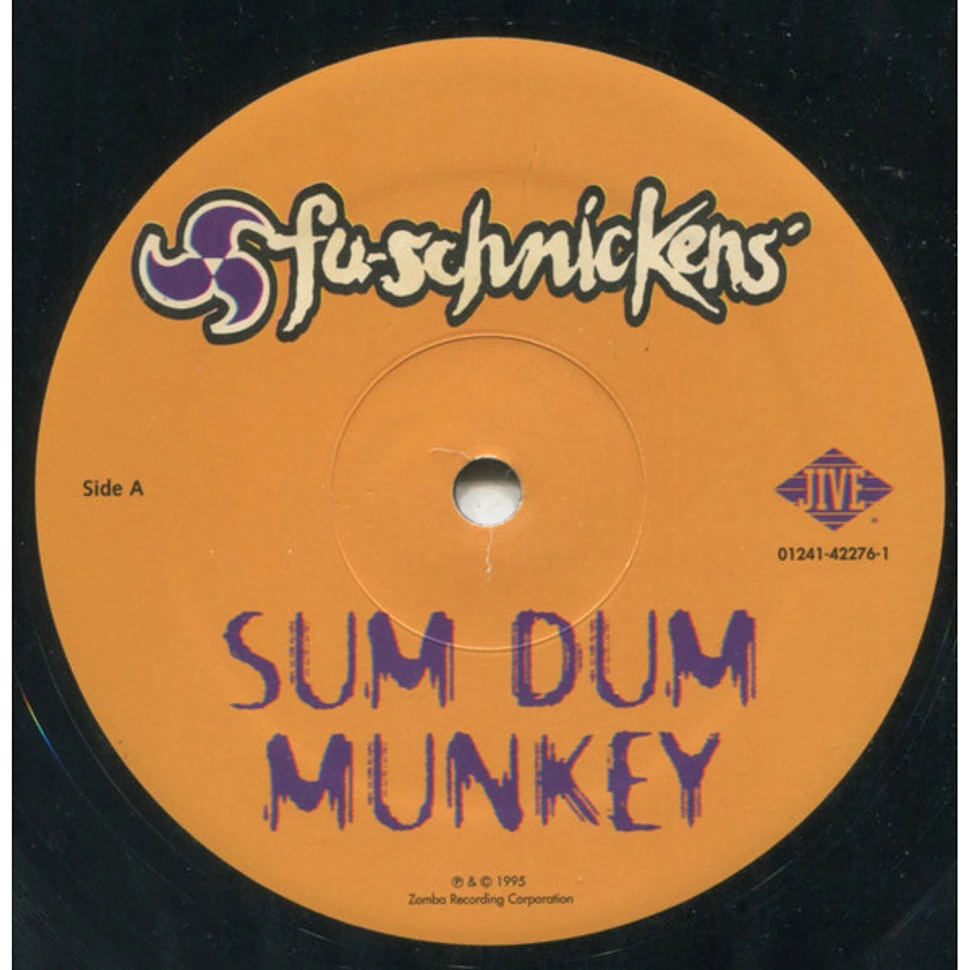 FuVinyl with scuffs and hairlineshnickens - Sum Dum Munkey / Visions (20/20)