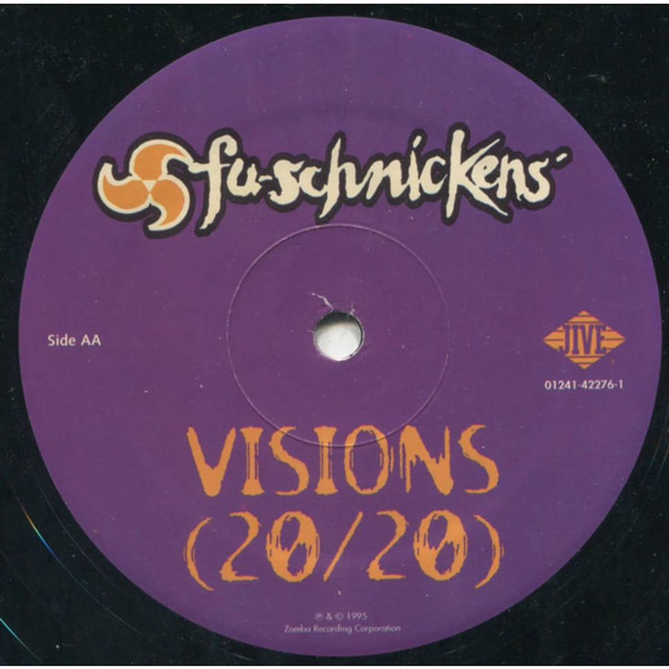 FuVinyl with scuffs and hairlineshnickens - Sum Dum Munkey / Visions (20/20)