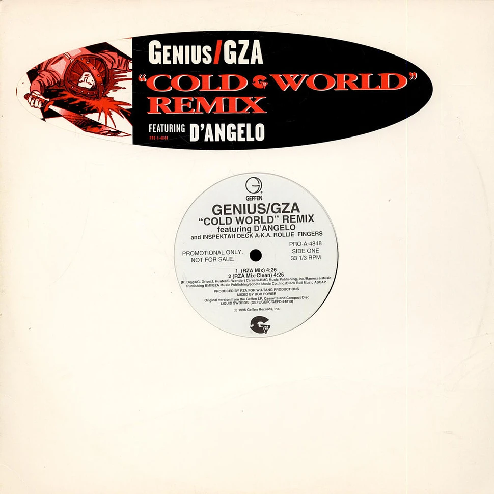 The Genius / GZA Featuring D'Angelo - Cold World (Remix)