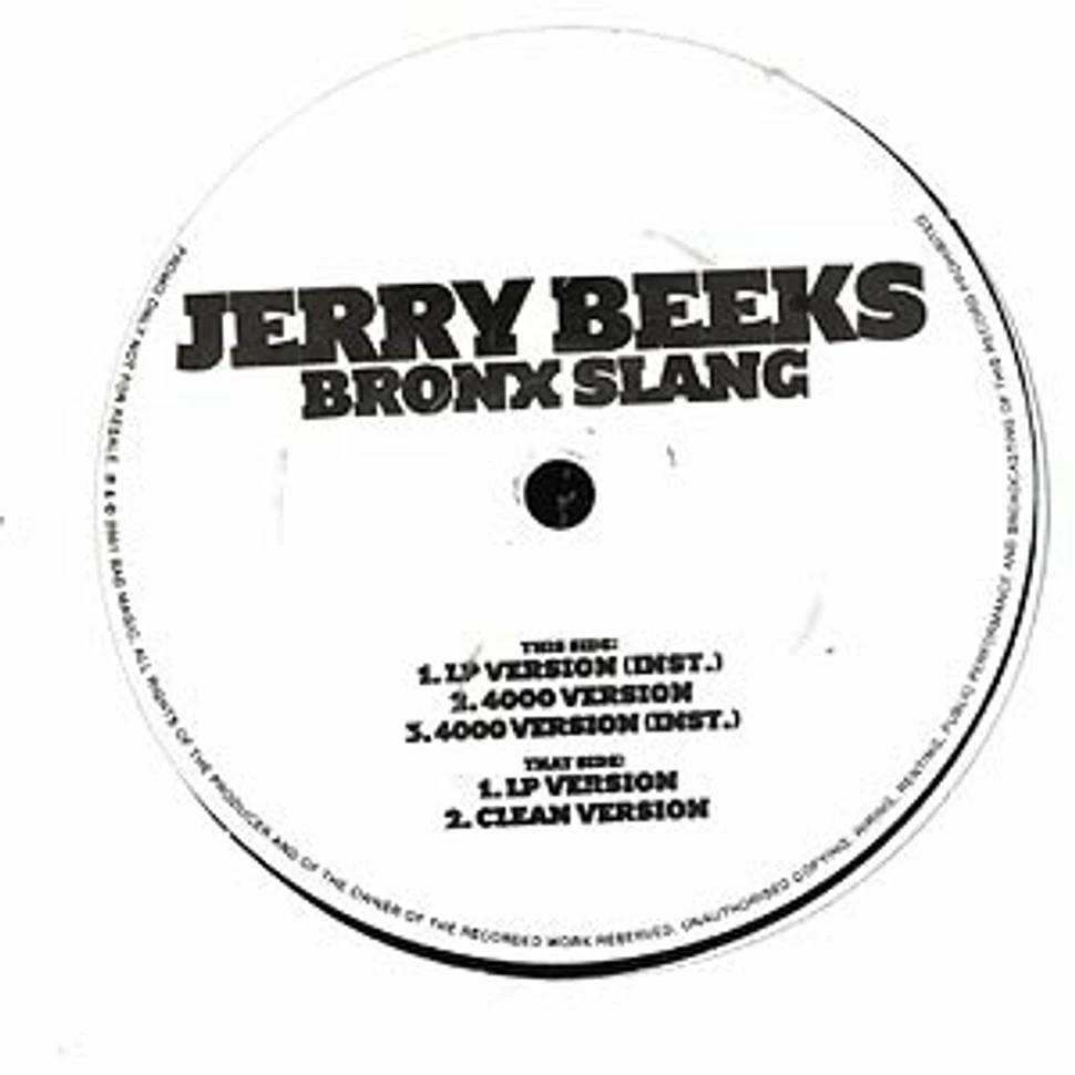 Jerry Beeks - Bronx slang