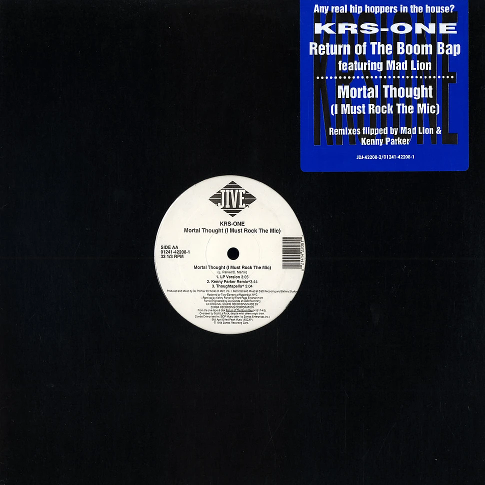 KRS-One - Return Of The Boom Bap / Mortal Thought