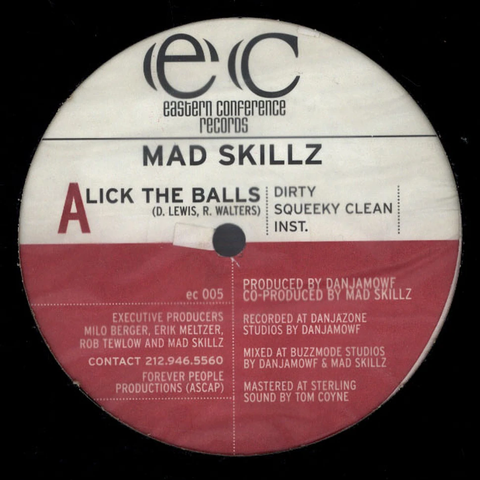 Mad Skillz - Lick The Balls / The Conceited Bastard