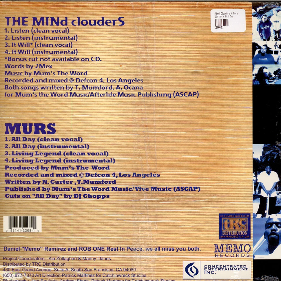 The Mind Clouders / Murs - Listen / All Day