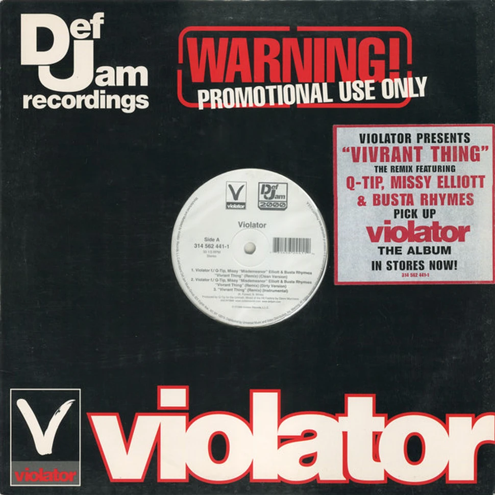 Violator Feat Q-Tip - Vivrant Thing (Remixes)