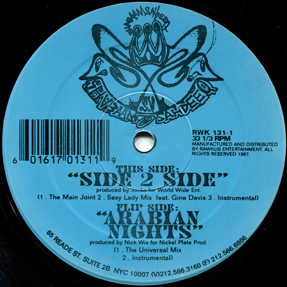 Shabaam Sahdeeq - Side 2 Side / Arabian Nights