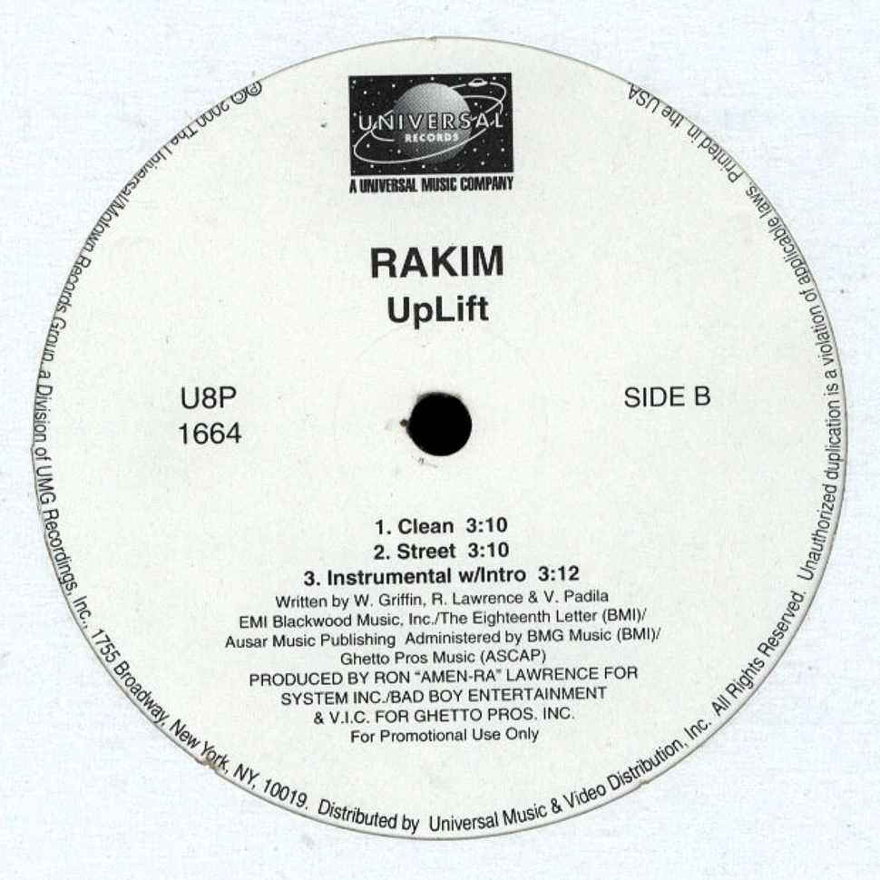 Rakim - All Night Long / Uplift