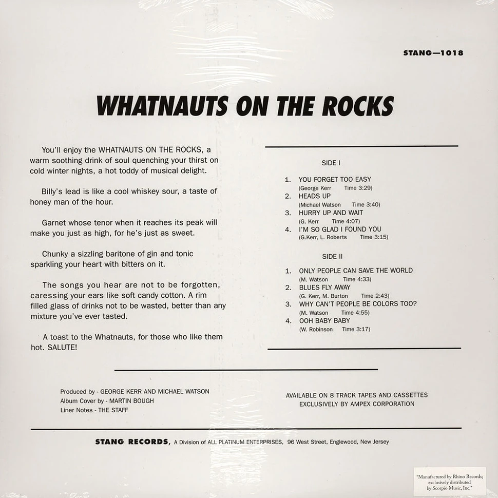 Whatnauts - Whatnauts On The Rocks