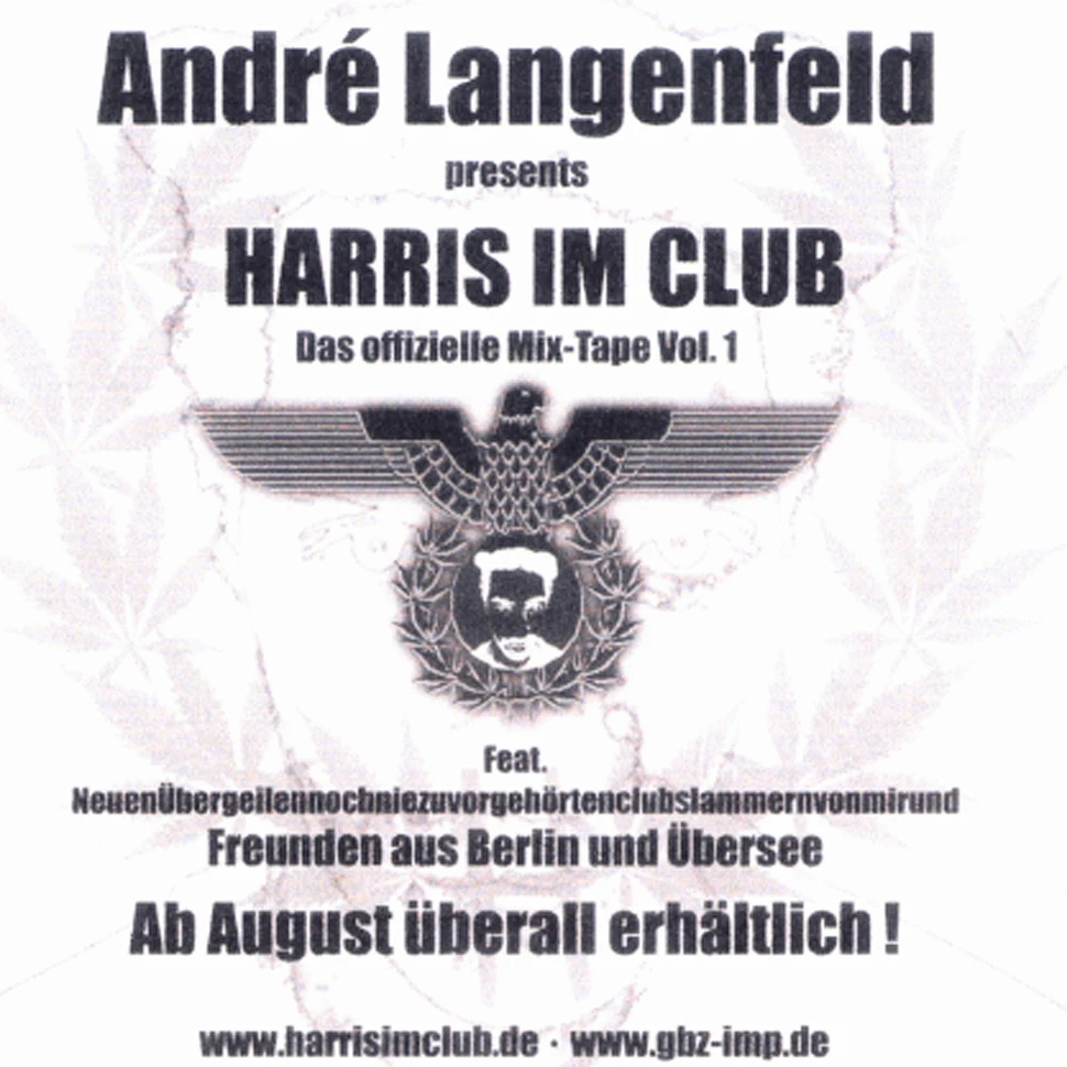 Harris - Andre Langenfeld präsentiert Harris im club - das offizielle mixtape vol. 1