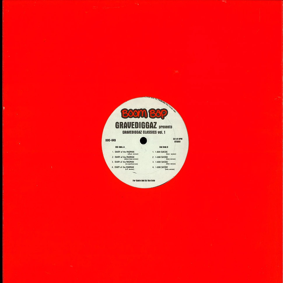 Gravediggaz - Diary of the madman / 1/800 suicide