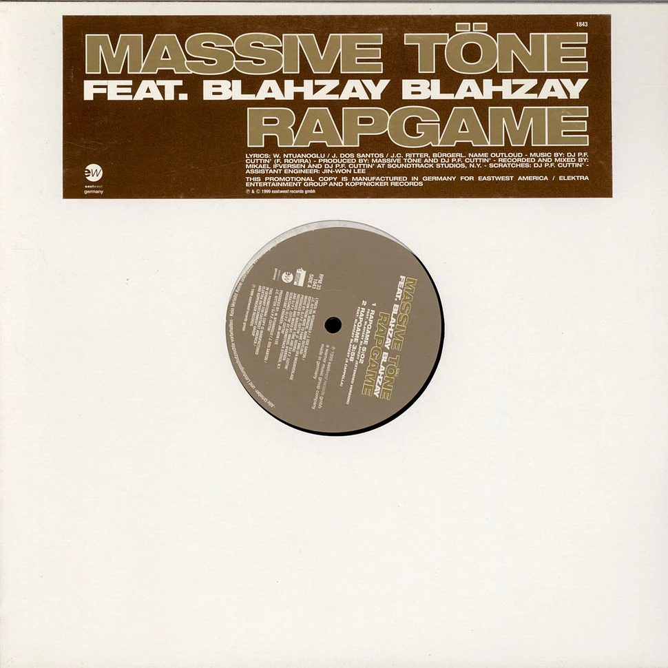 Massive Töne feat. Blahzay Blahzay - Rapgame