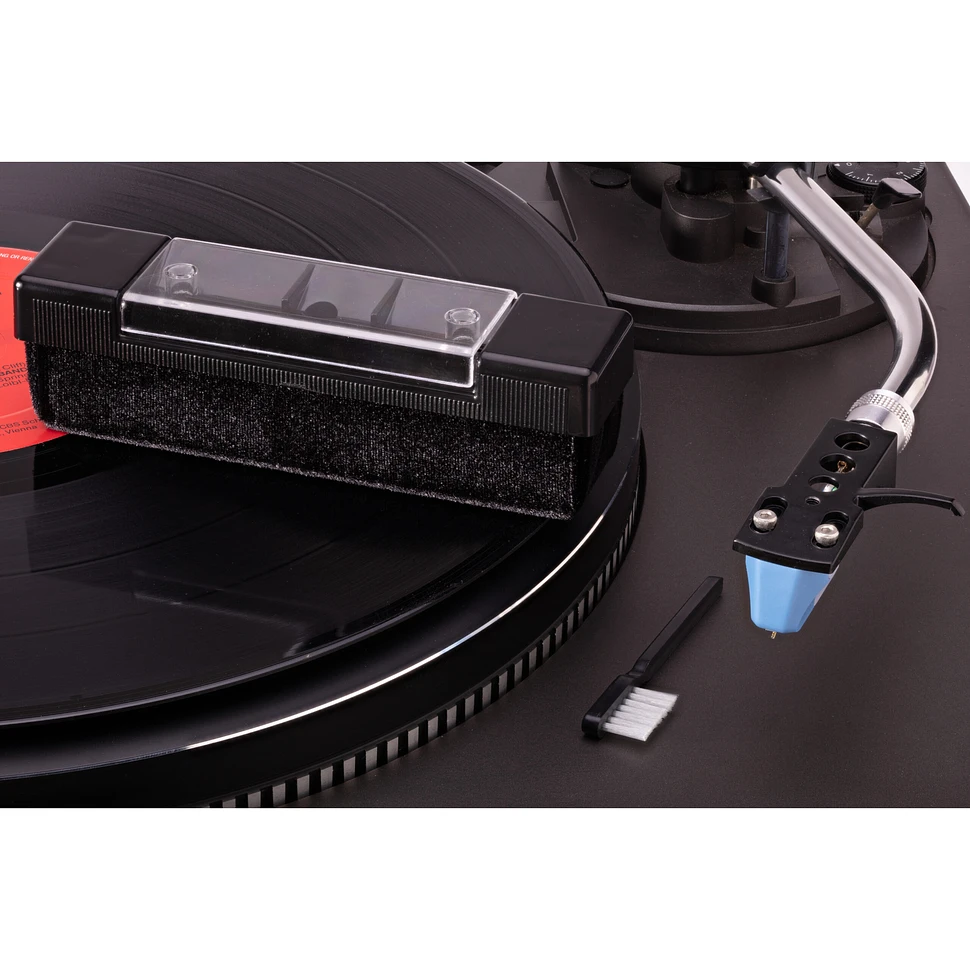 Vinyl LP Velvet Brush - Vinyl Schallplattenbürste Samt