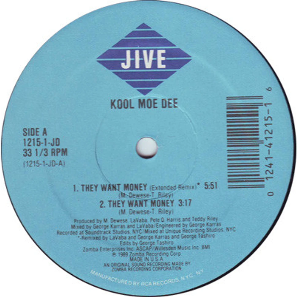 Kool Moe Dee - They Want Money