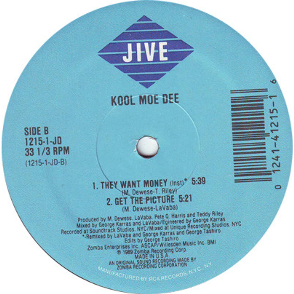 Kool Moe Dee - They Want Money