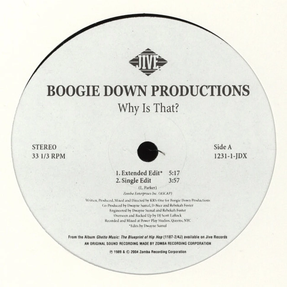 Boogie Down Productions - Why is that