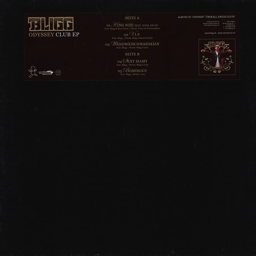 Bligg - Odyssey club EP